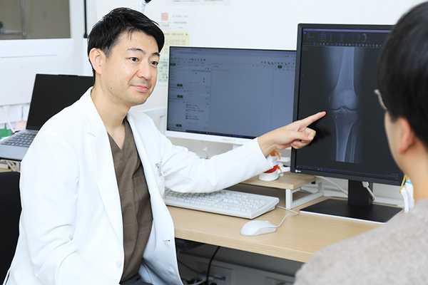 かのう整形外科 医師による診断、リハビリ計画の作成