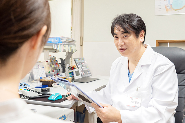 こざわ眼科クリニック 医師による問診