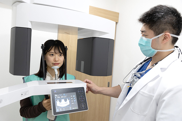 しんまつど駅ノ歯科 カウンセリングとエックス線検査