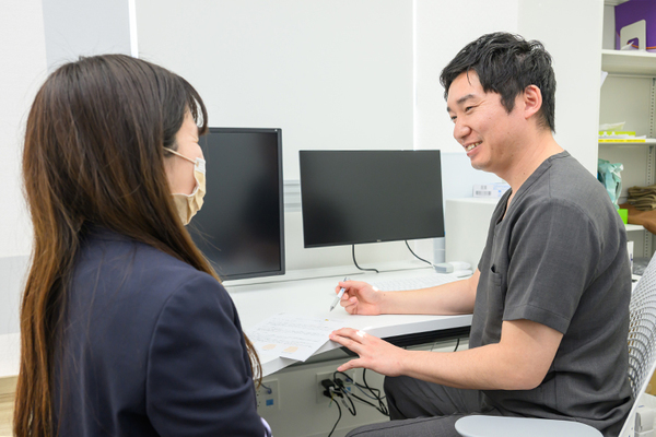 神戸日帰り外科そけいヘルニアかずクリニック 各種検査と手術の説明を受ける