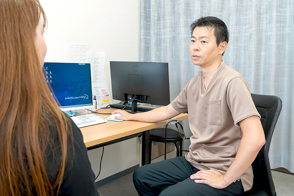 こっつ山ファミリークリニック 診断と治療内容の説明