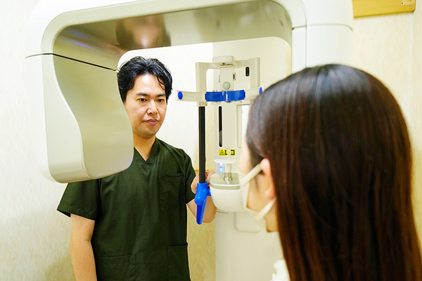 別部歯科医院  検査で口腔内の状況を確認