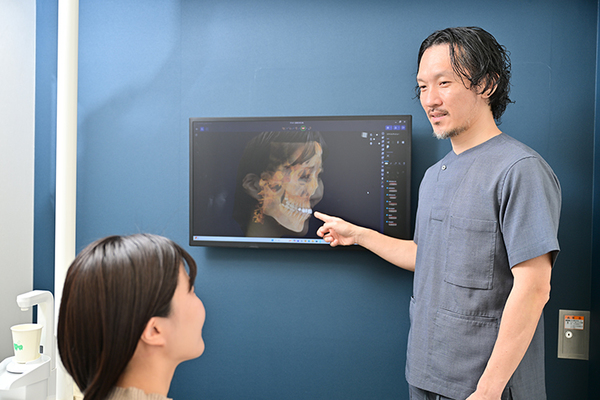 つきしま矯正こども歯科 検査・診断を行う
