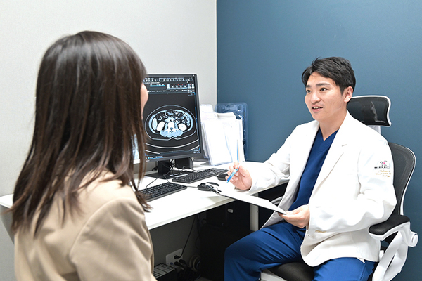 西梅田静脈瘤・痛みのクリニック 診断と治療説明