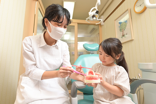 ふなき矯正歯科 経堂クリニック 矯正前の歯磨き指導