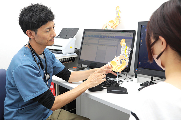 大津宮ほそだクリニック 基本検査の結果説明と膀胱鏡検査の説明