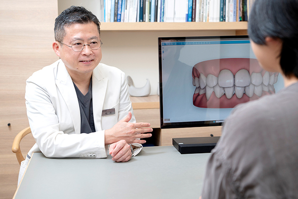 もも矯正歯科 3Ⅾデータで矯正後の歯並びを予測