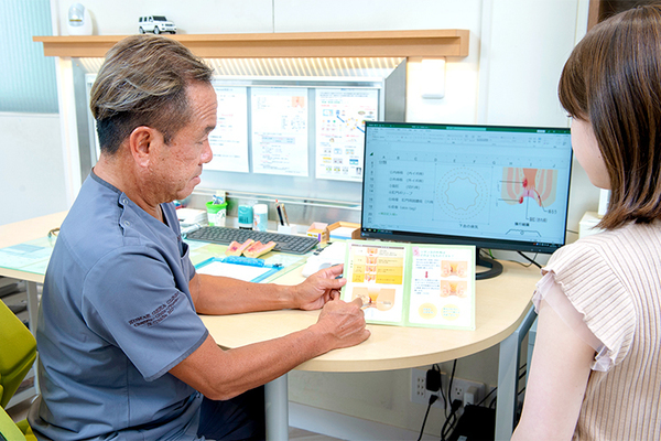 狛江外科胃腸科医院 検査結果と治療法の説明