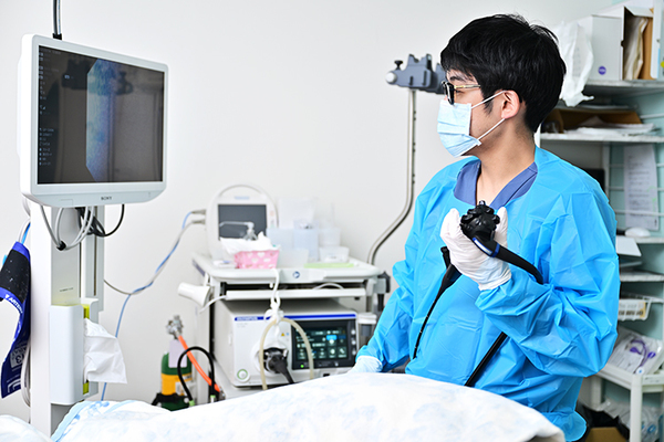 ぎょうとく内科・内視鏡クリニック 内視鏡検査を受ける