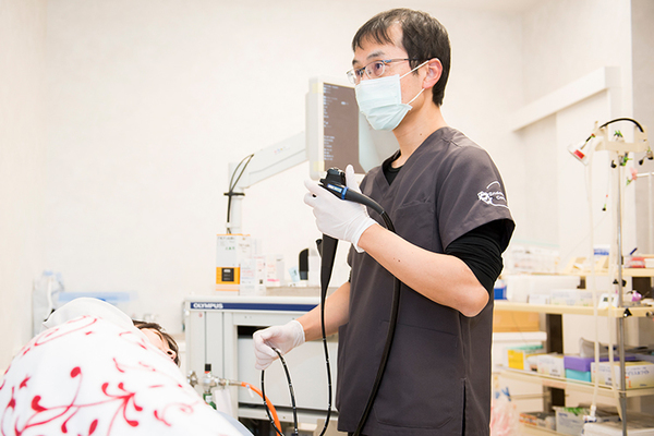 もりお内科 検査の実施