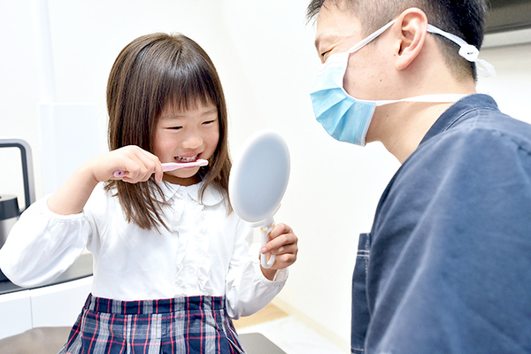 かしわぎ歯科クリニック コミュニケーションを取りながらの診療