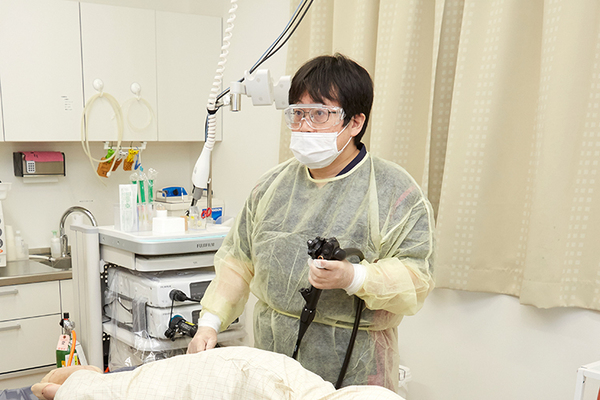 うえだクリニック 内視鏡検査を受ける