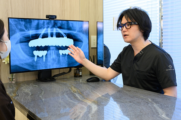 リアム歯科クリニック市川 検査結果をもとに、歯科医師と治療内容を相談する