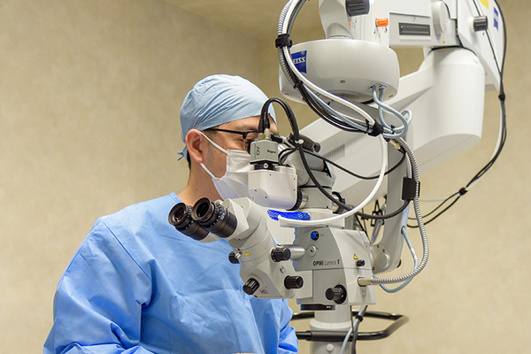 つじ眼科 視野障害が進行した場合は手術を検討