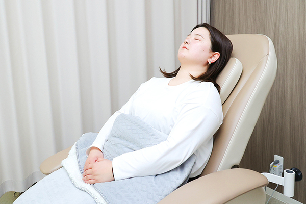 宇都宮消化器・内視鏡内科クリニック リカバリー室で休憩後、医師の結果説明を聞いて帰宅