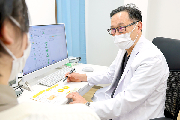 かすがいクリニック豊中緑丘テラス 診察結果と治療の説明