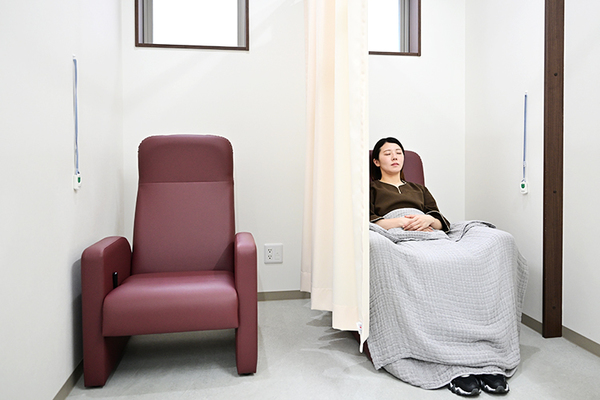 三田医院 検査後の休息