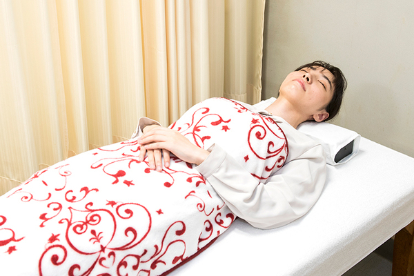 もりお内科 リカバリー室にて休憩