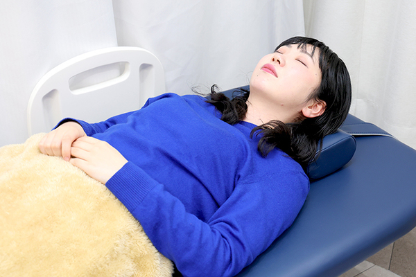 おかむらクリニック　内科・消化器 リカバリールームで休憩