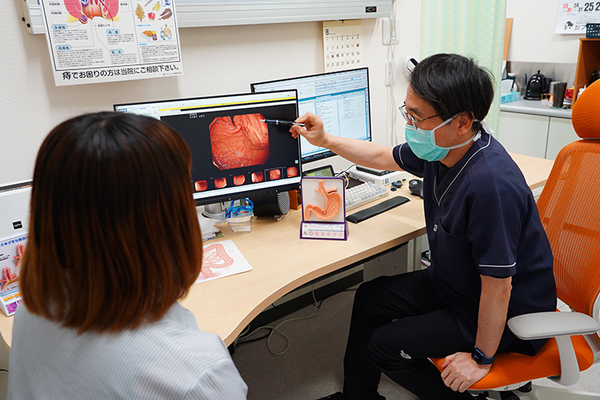 やまもと胃腸内科 検査結果の説明