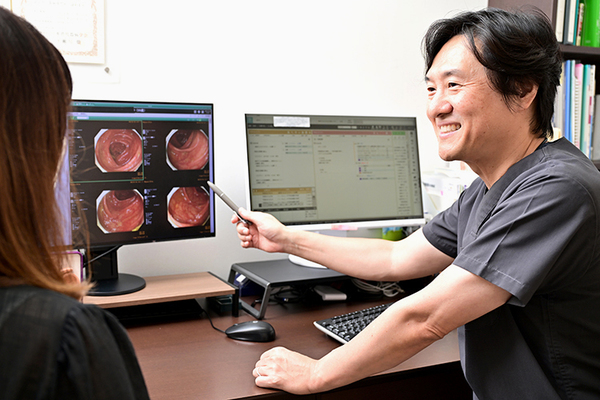 長瀬クリニック 検査結果の説明を受ける
