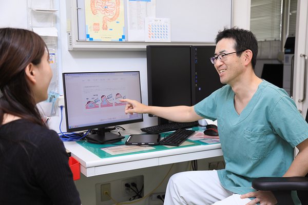 深谷胃腸科外科 検査結果の説明