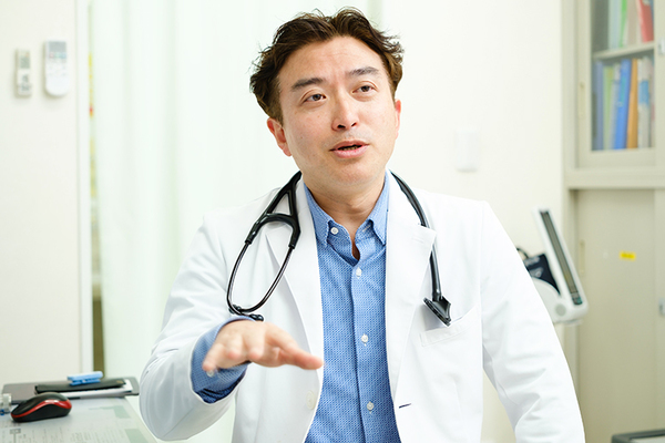 のがたクリニック 経過を共有し、継続的な運動とフォロー