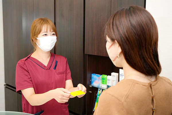 高野デンタルクリニック メンテナンスのため3〜4ヵ月おきに来院