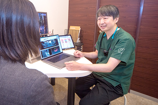 いのうえ歯科クリニック 定期的な通院で口内全体をメンテナンス