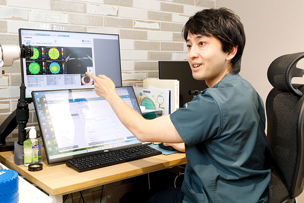 六甲なのはな眼科 経過観察のため、定期的に通院