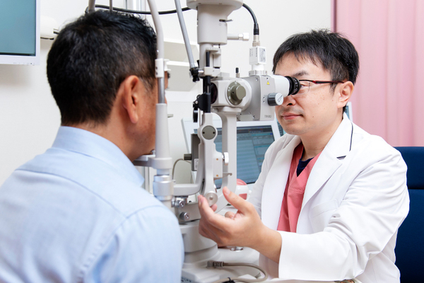 衣笠あさかわ眼科 翌日、3日後、1週間後と受診し、状態を確認