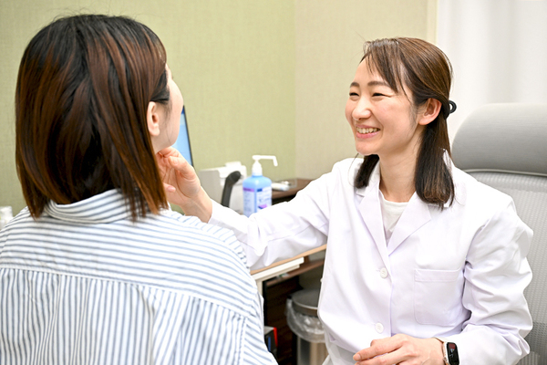光が丘高松5丁目皮フ科 治療中の経過観察