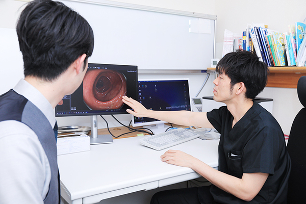 くまい医院 大腸内視鏡検査結果の説明