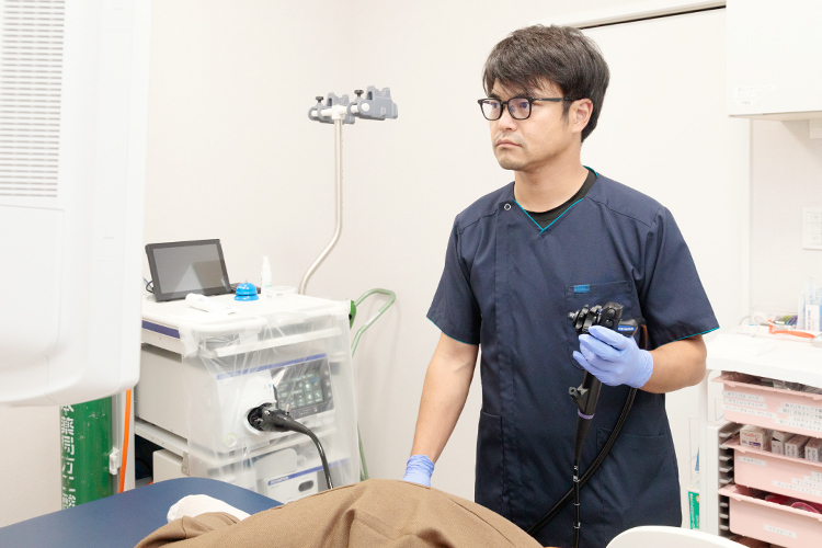 おかむらクリニック　内科・消化器 リラックスして受けられるよう 鎮静下で行う大腸内視鏡検査