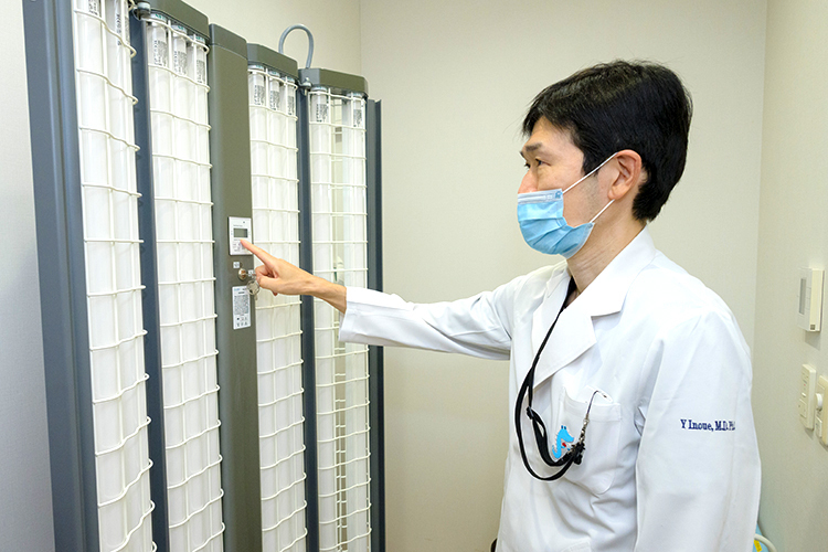 フジ皮フ科クリニック ナローバンドUVBで アトピー性皮膚炎などの治療に次の一手を