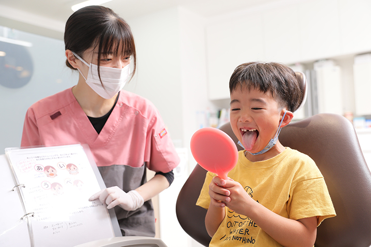 オリーブ歯科こども歯科クリニック 正しい口の成長を促し、将来を守るため 口腔機能発達不全症の治療