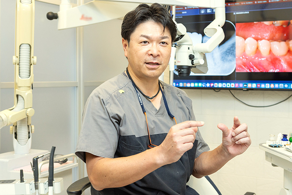 白土歯科医院 歯周病と根管という「歯の基礎」の治療が重要だそう