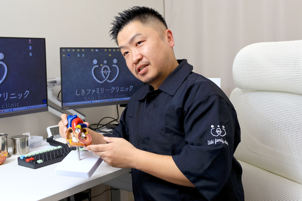 しきファミリークリニック 日本循環器学会循環器専門医の志貴祐一郎院長