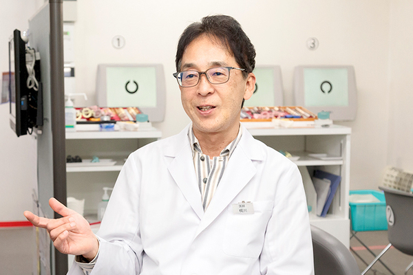 梶川眼科医院 緑内障は早期発見・早期治療が大切だと話す院長