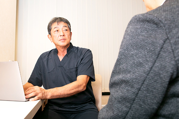 恵聖会クリニック 心斎橋院 美容に関心のある男性患者の受診が増えている同院
