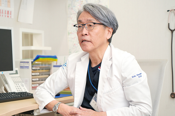 上永谷こう脳神経クリニック 患者の不安に対して真摯に対応する高院長