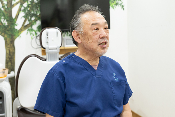 やまうち歯科 second stage 患者の気持ちに寄り添うことを大切にしている山内院長