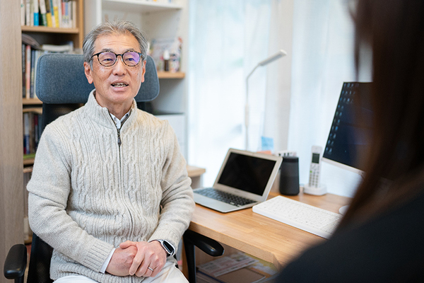 代官山やまびこクリニック 穏やかな口調で丁寧に説明してくれる千村先生