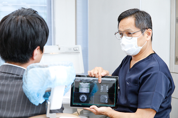 八重洲中央歯科 治療のゴールについてしっかりと説明することを心がけている