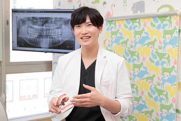 境川おとな・こども歯科 矯正歯科 穏やかな口調で丁寧に説明してくれる福沢院長
