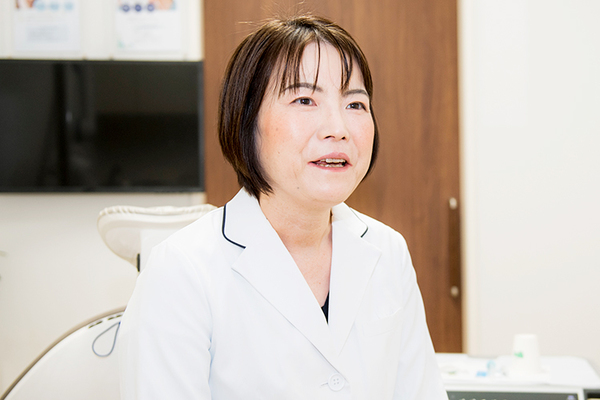 きたがわ歯科クリニック ドライマウスの患者を多く診てきた北川雅恵副院長