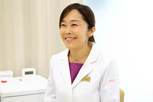 くみ歯科クリニック どんな悩みも気軽に相談をしてほしいと話す森川久美子院長