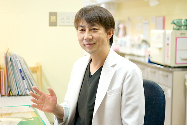 桃崎レディースクリニック 一人で抱え込まず、気軽に受診してほしいと話す桃嵜院長