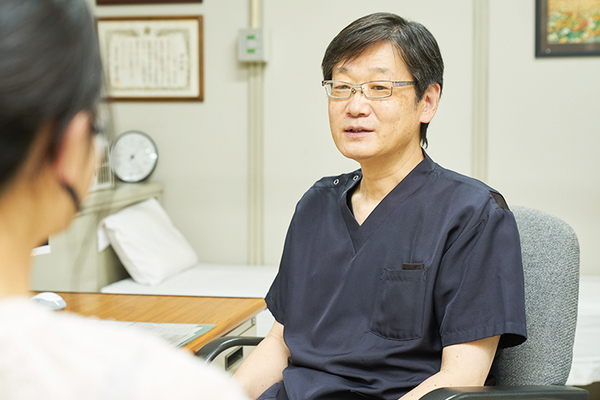 井上産婦人科クリニック どんな小さなことでも、気軽に相談してほしいと語る院長
