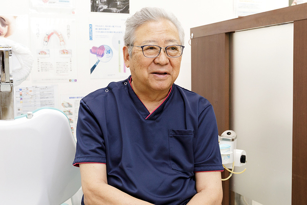 もりした歯科医院 幼い頃から歯科医院を身近な存在に感じてほしいと話す森下院長